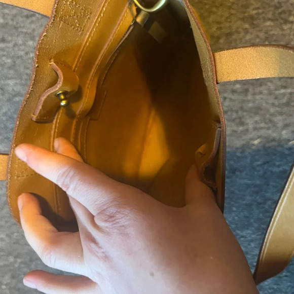 Madewell Tan Mini Tote - Picture 8 of 9